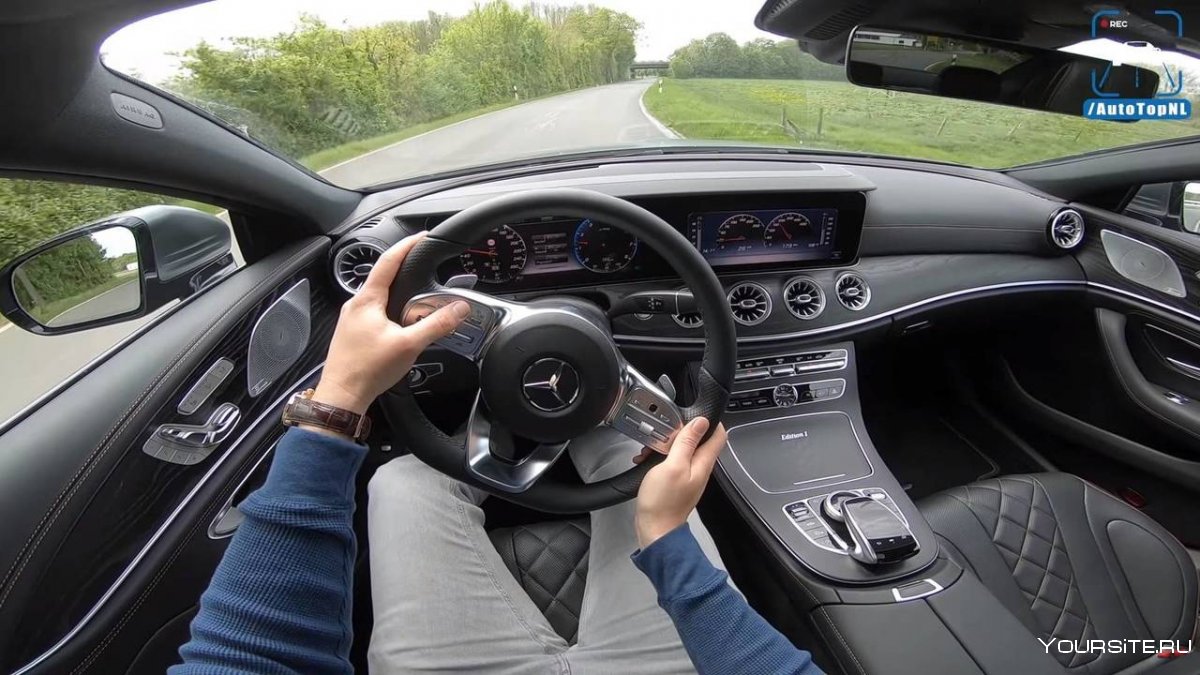 Мерседес CLS 450 черный салон