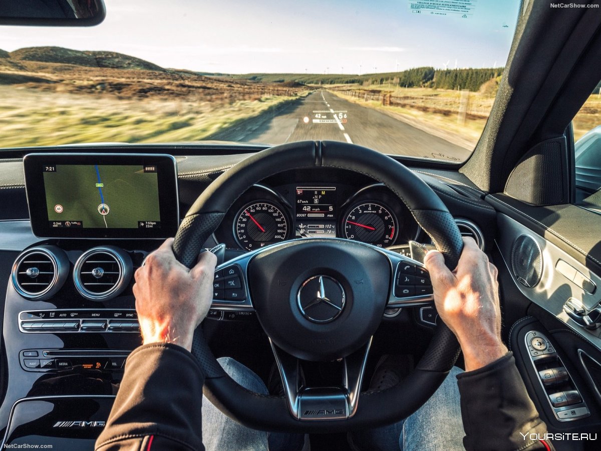 Mercedes AMG c63 pov