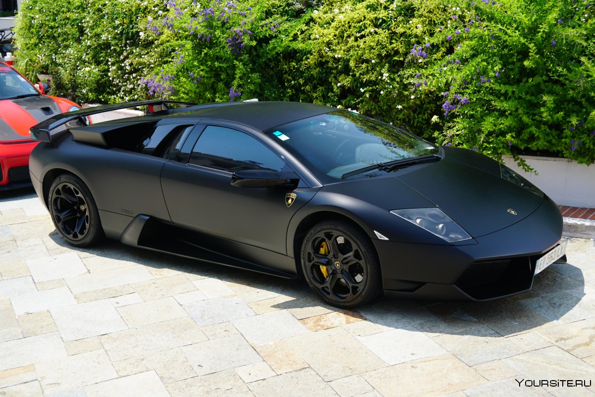 Matte Black Lamborghini Murcielago
