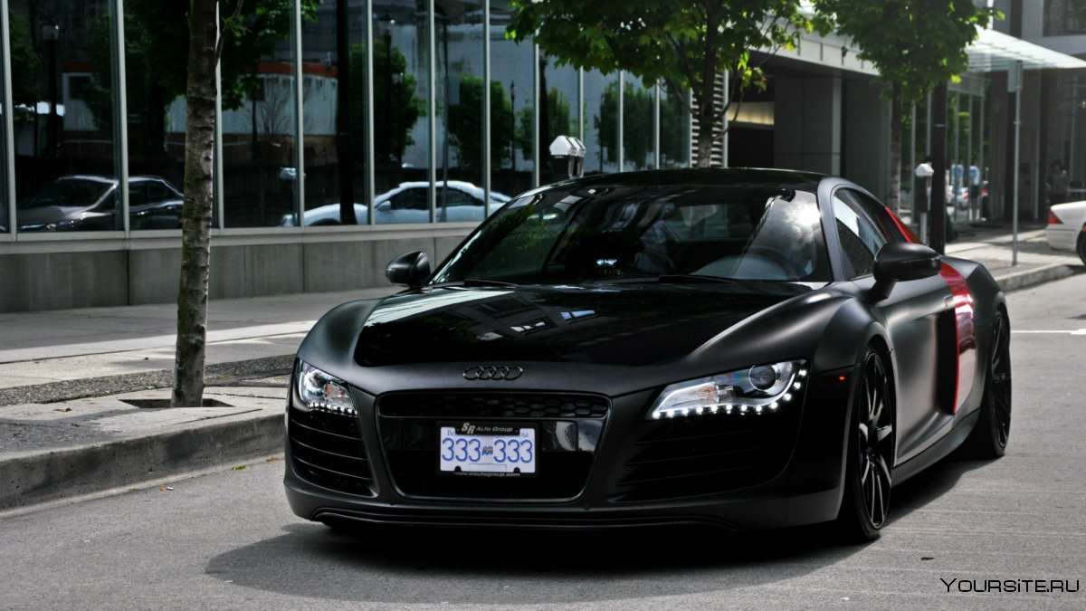 Audi r8 черная