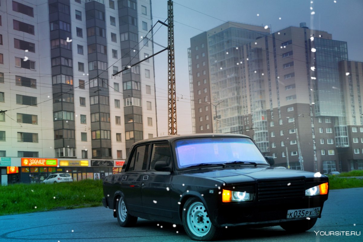 Lada 2107 черный