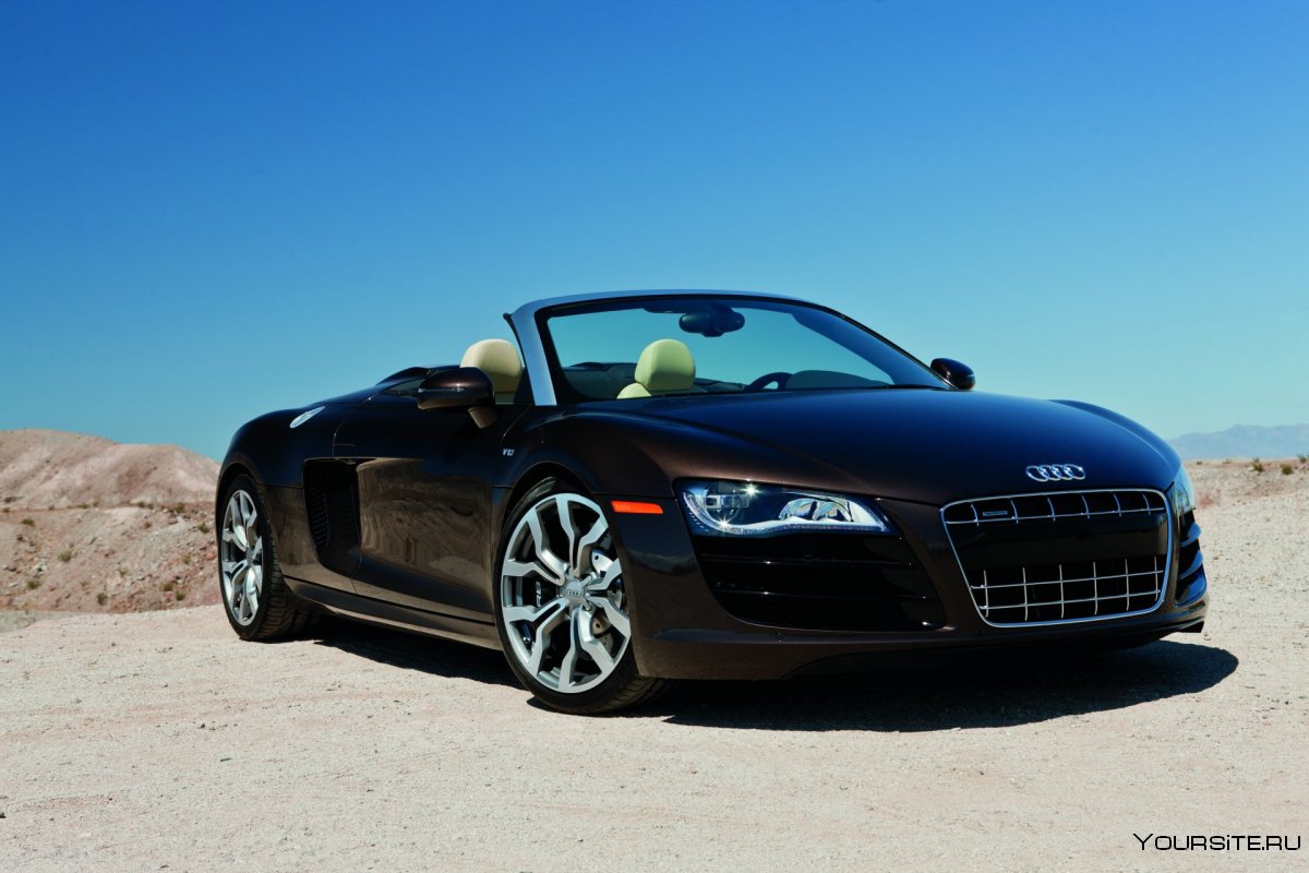 Audi r8 Spyder черная