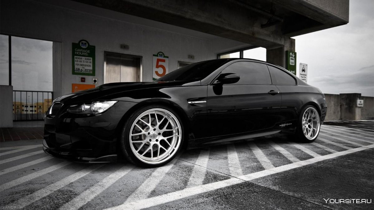 BMW m3 Performance черная oboi