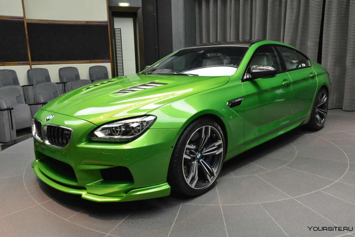 BMW 6 Gran Coupe Green