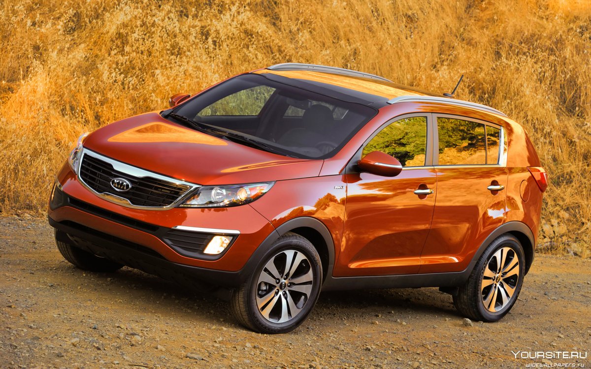 Kia Sportage 2015 оранжевая