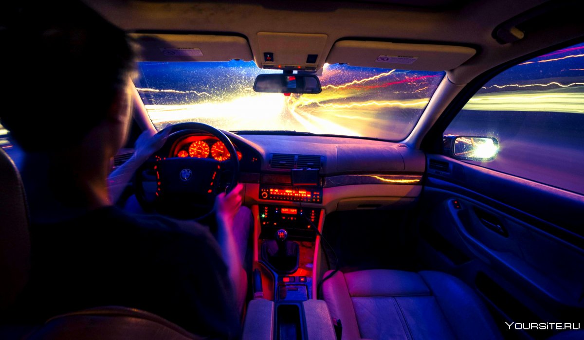 BMW e39 Driving Night