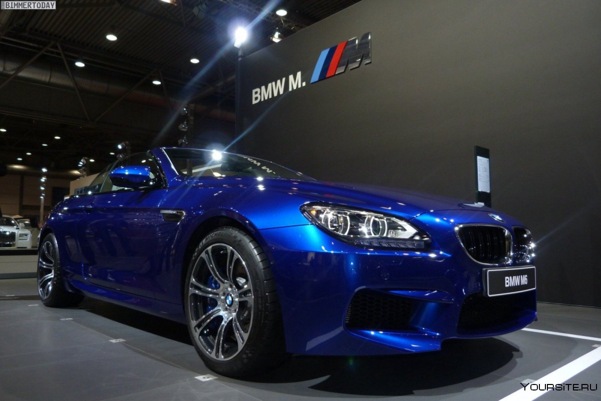 BMW m6 San Marino Blue