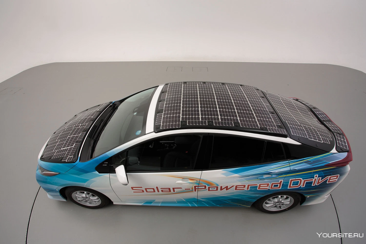 Toyota Prius с солнечной батареей