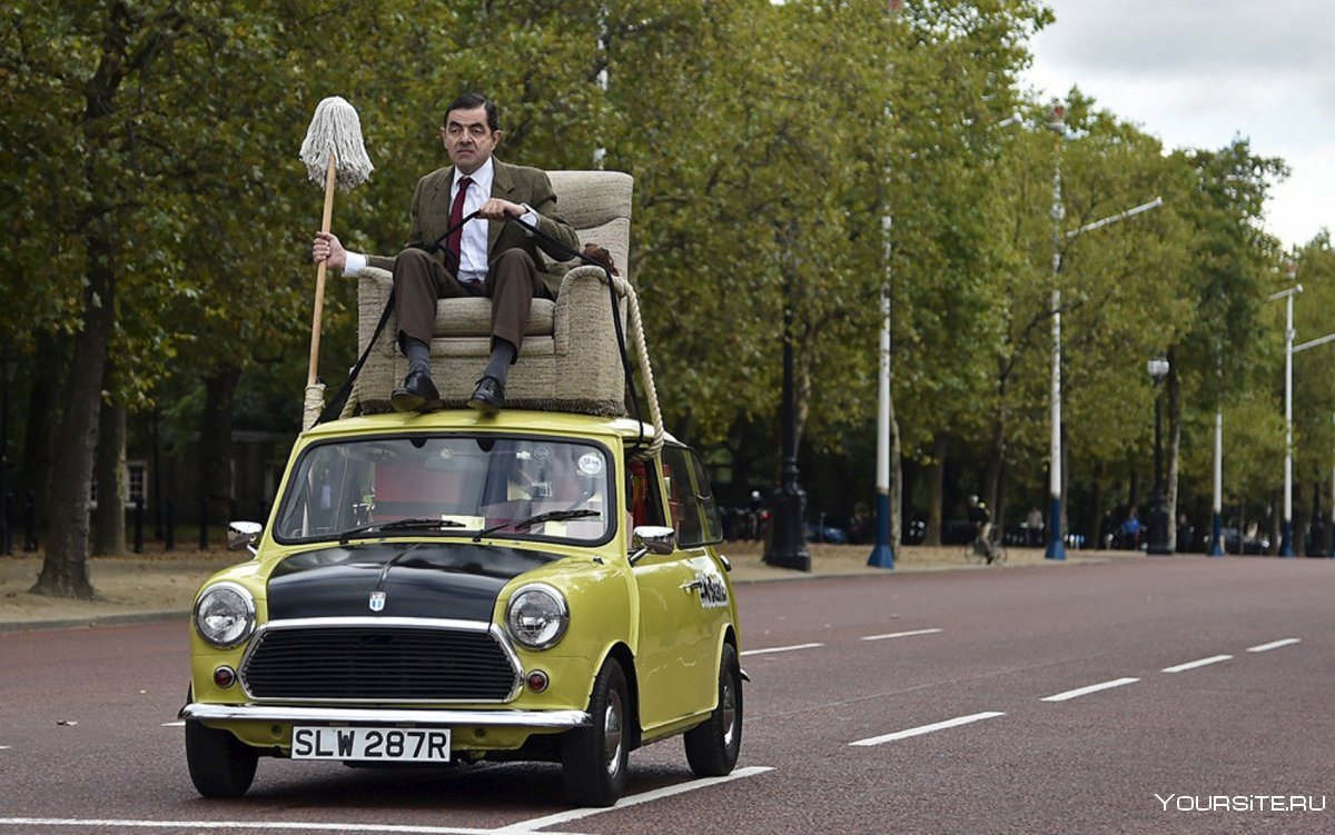 Мистер Бин на крыше