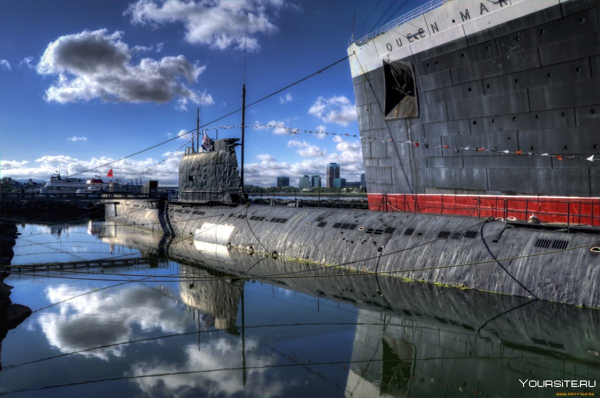 Боевая Советская подводная лодка "б-307"