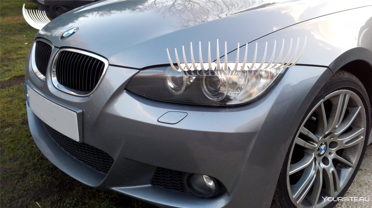 Машина с ресницами марка