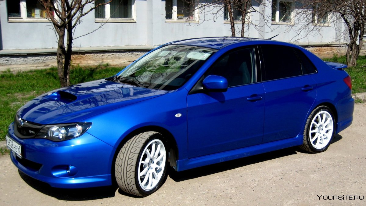 Subaru Impreza GH голубая