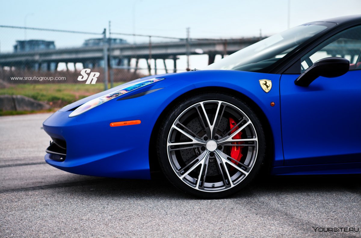 Ferrari 458 Italia Color Blue