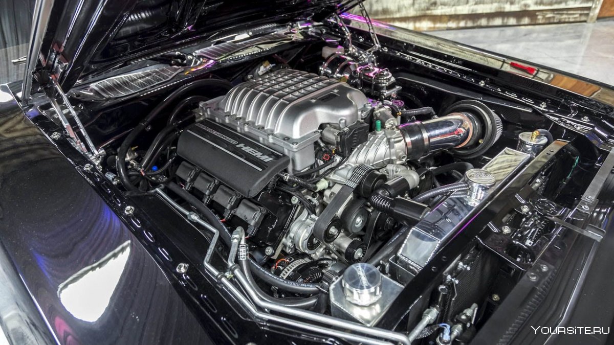 Dodge Challenger Hellcat мотор