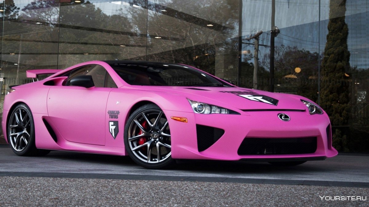 Lexus LFA розовый