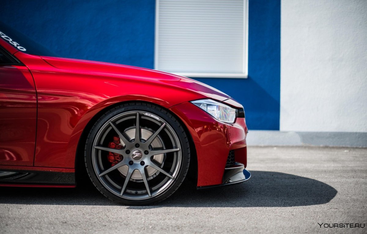 BMW f30 Red Luxury
