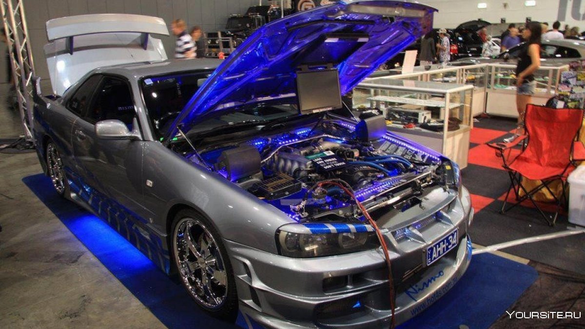 Nissan Skyline GTR r34 тюнинг