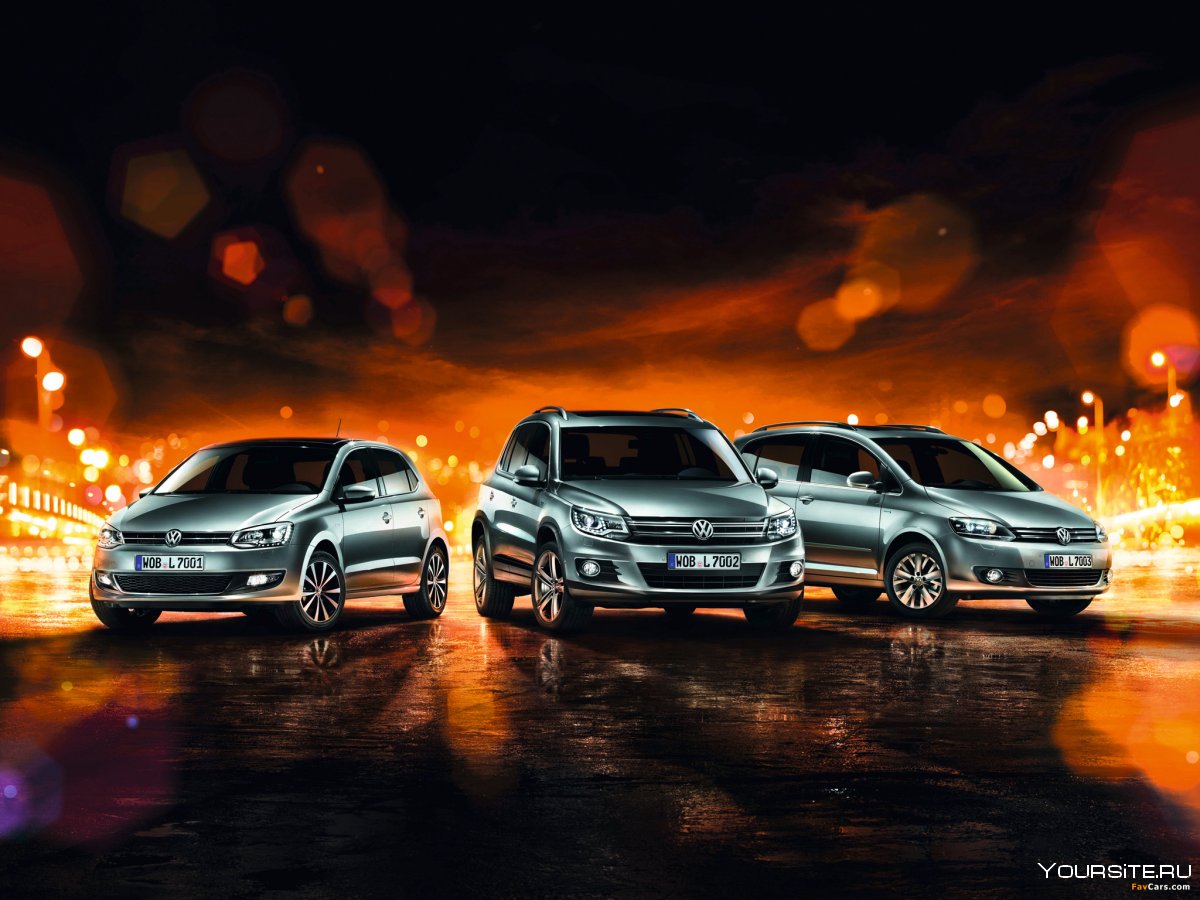 Линейка автомобилей Volkswagen