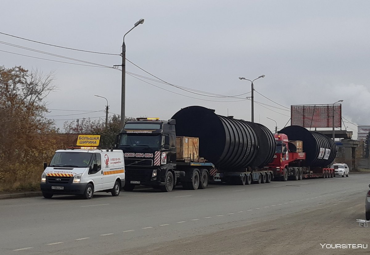 Сопровождение негабаритных грузов