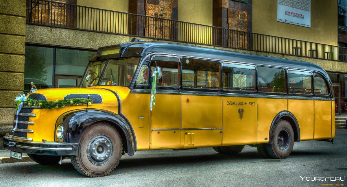 Американские старинные автобусы