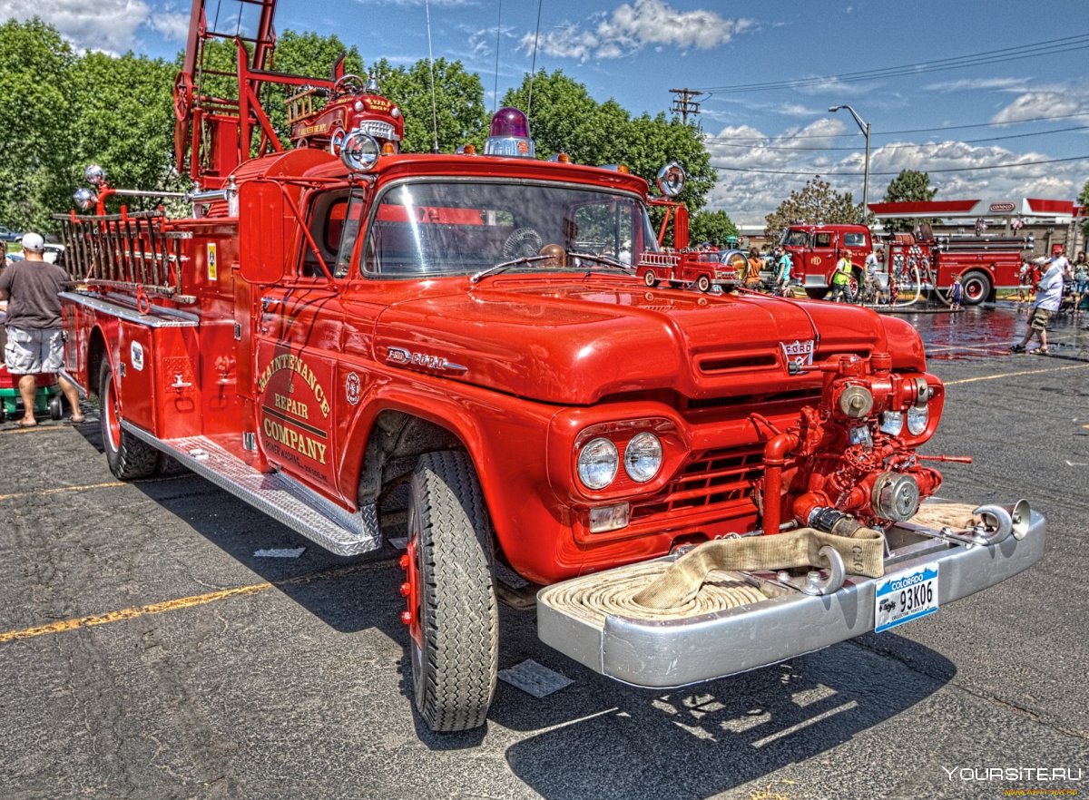 Необычные пожарные автомобили