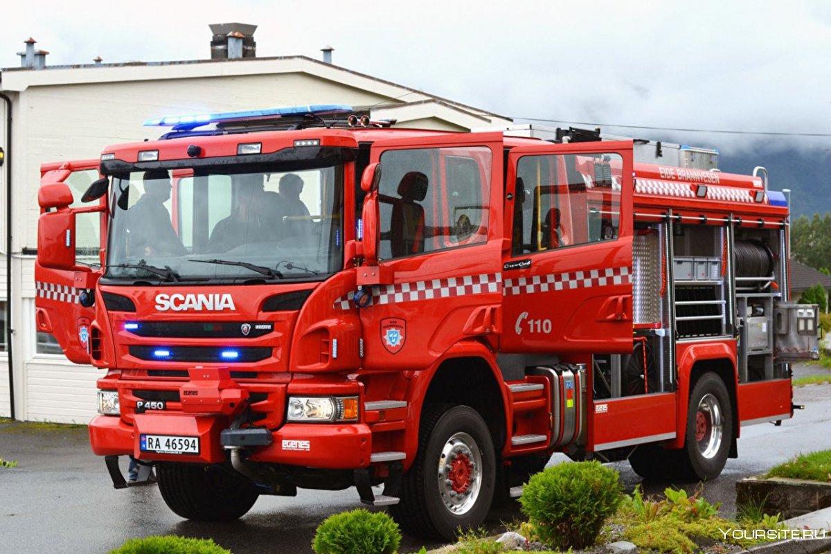 Пожарная машина Scania p310
