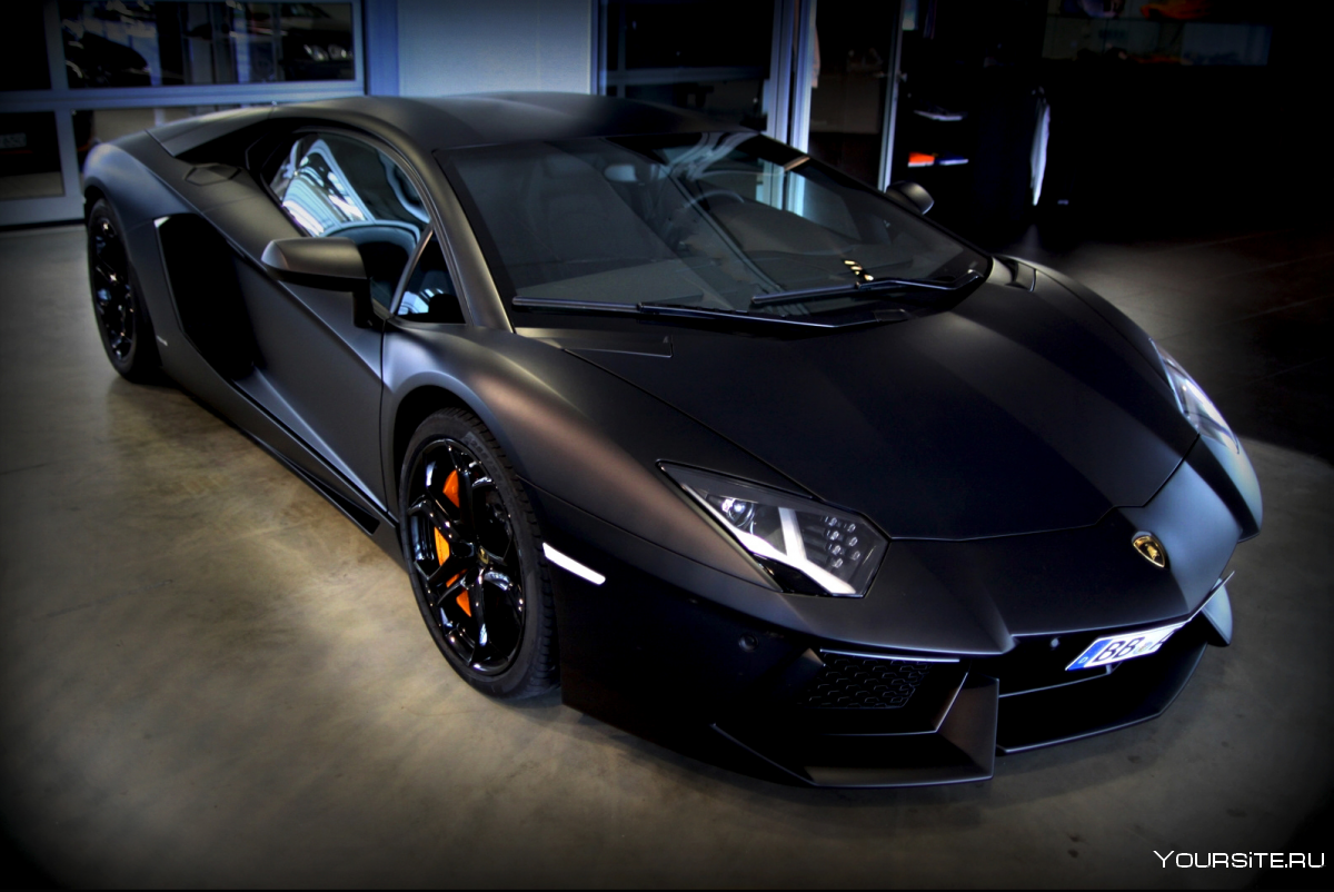 Lamborghini Aventador lp700-4 черная