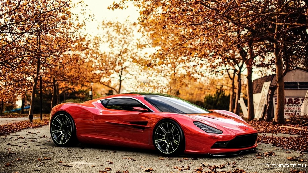 Aston Martin Vanquish Red