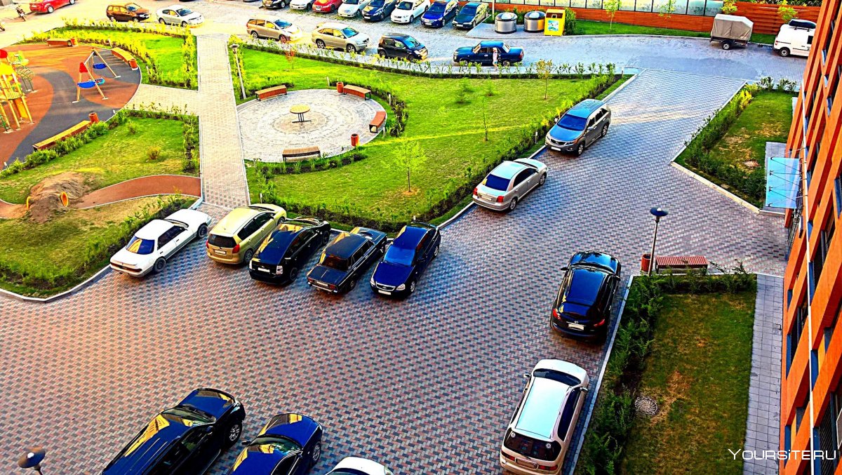 Стоянка автомобилей