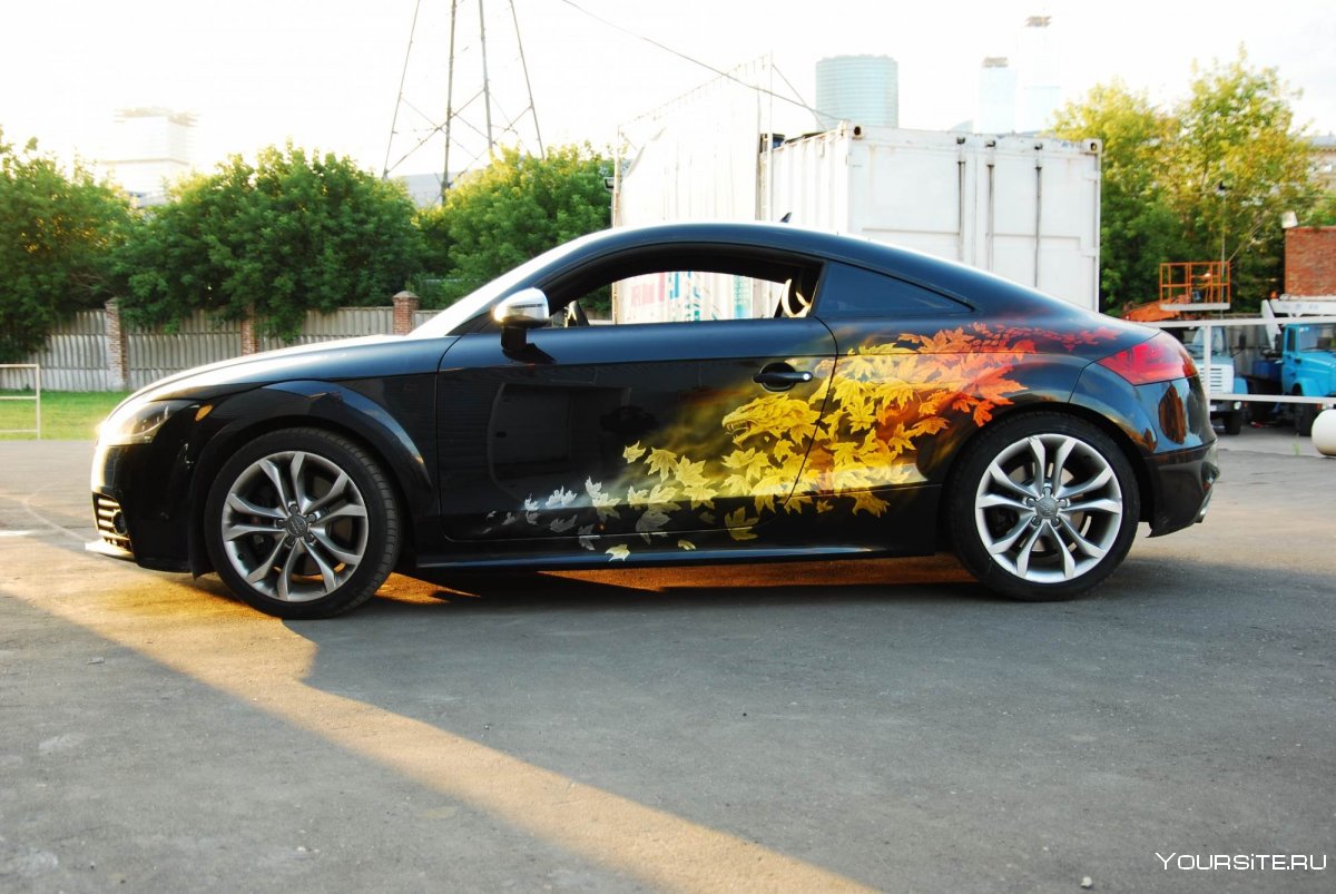 Аэрография на машине