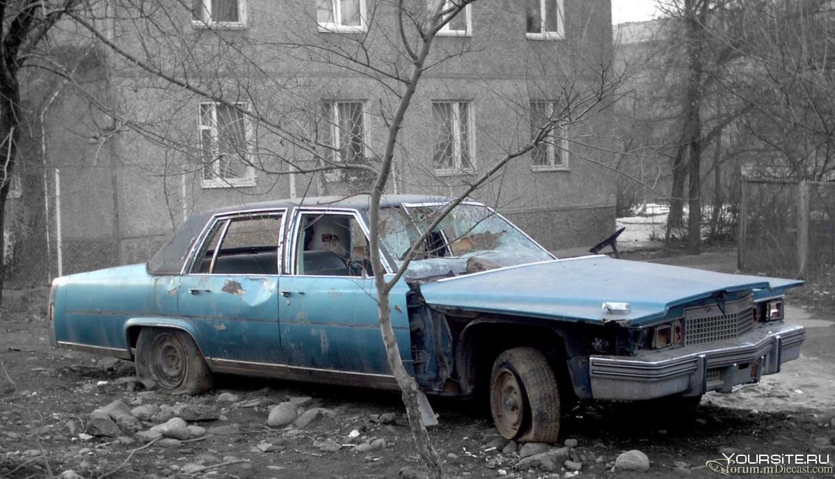 Американская свалка автомобилей