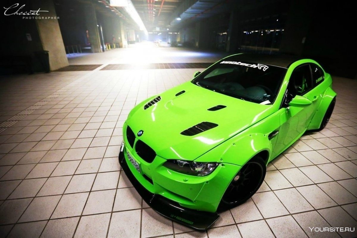 BMW e60 Lime Green