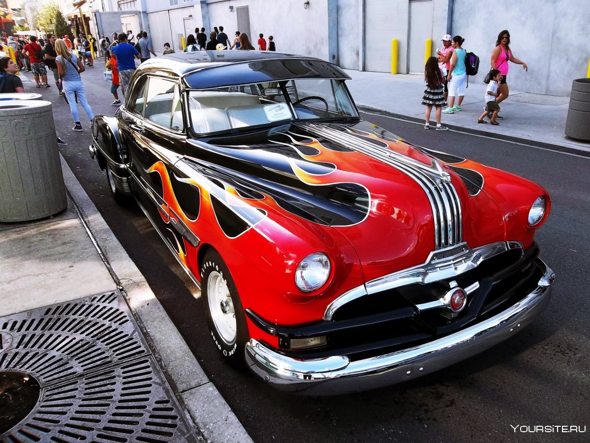 Американское пламя на машины