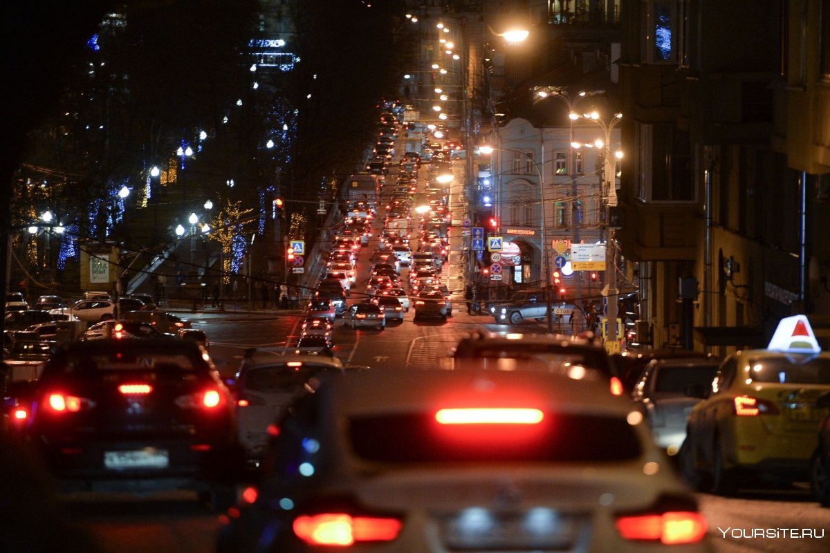 Вечерние пробки в Москве