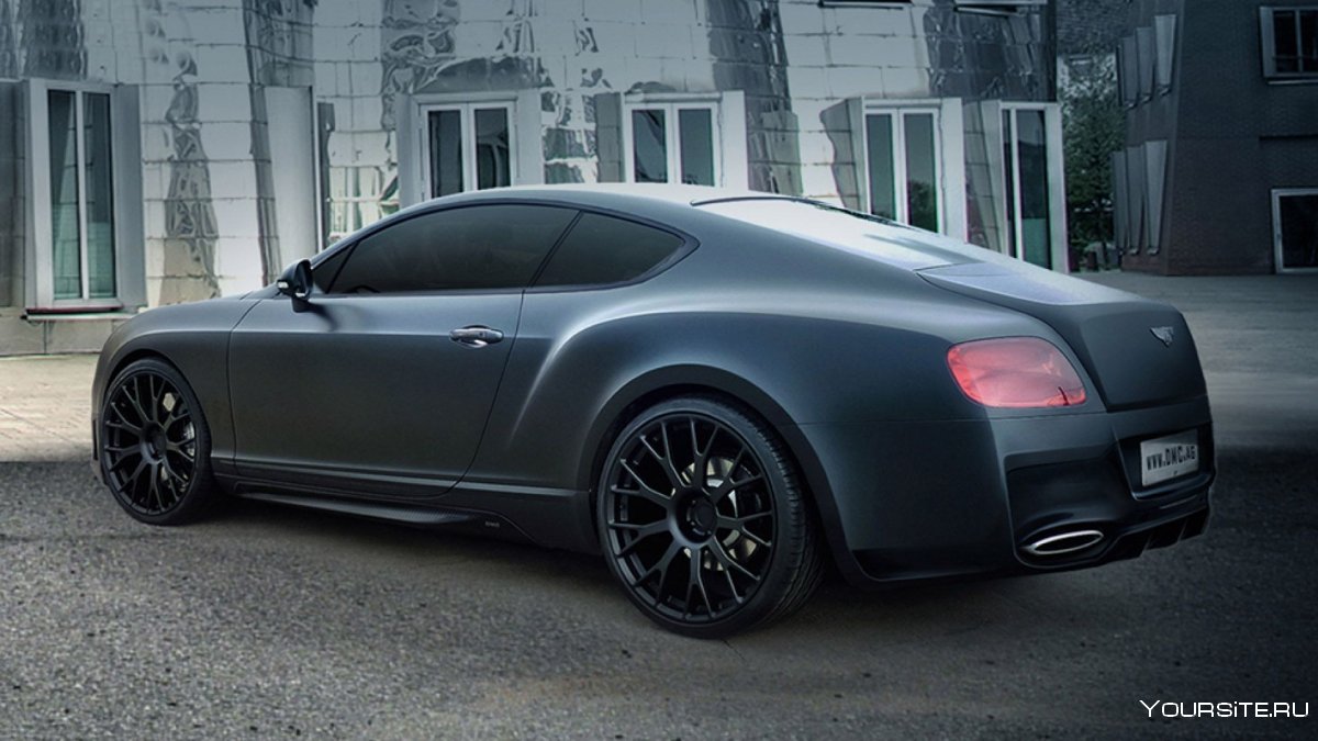 Бентли Континенталь gt черная матовая