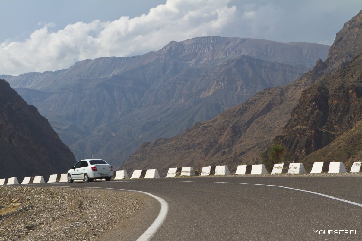 Дороги в горах Дагестана