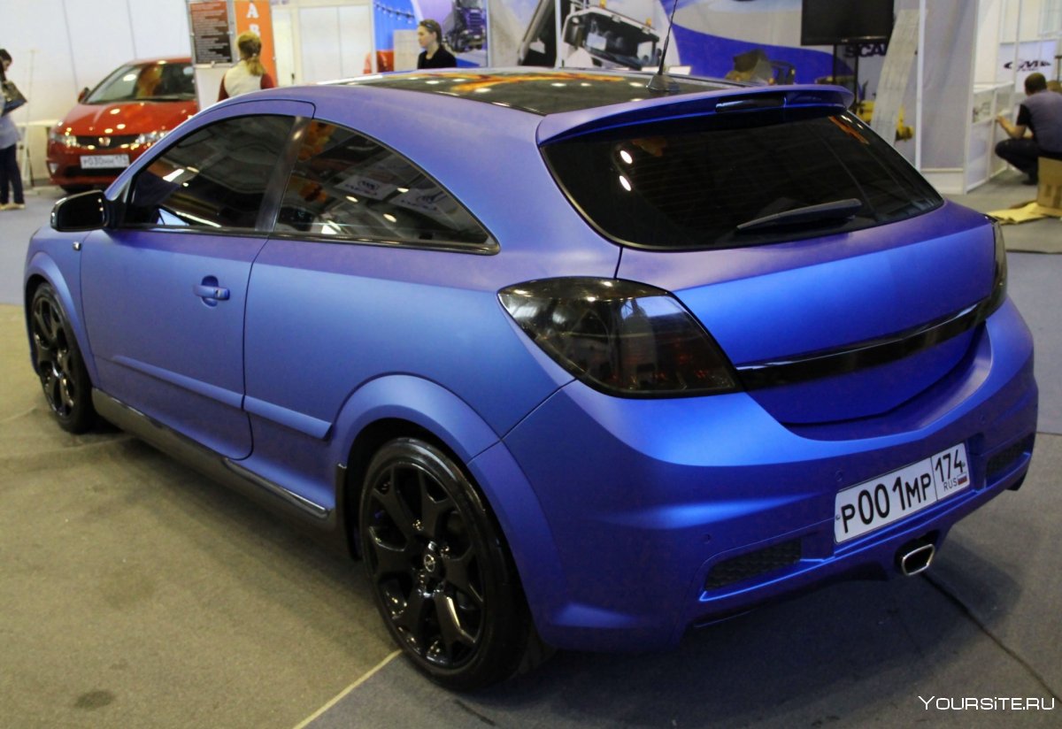 Opel Astra h GTC фиолетовый