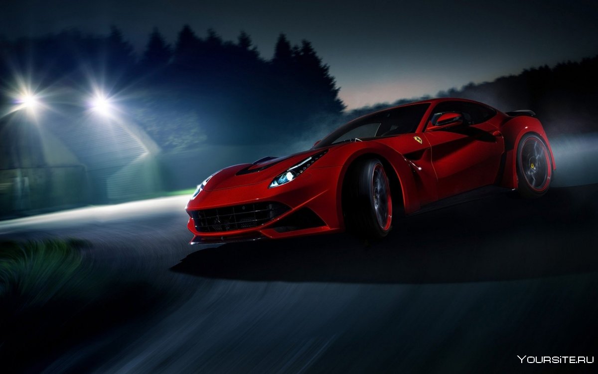 Ferrari f12 Berlinetta ночь