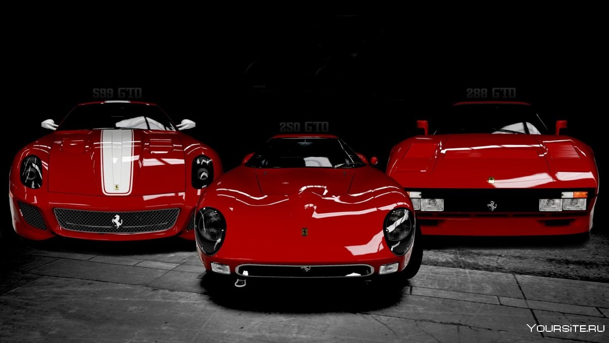 Красненькая Феррари GTO