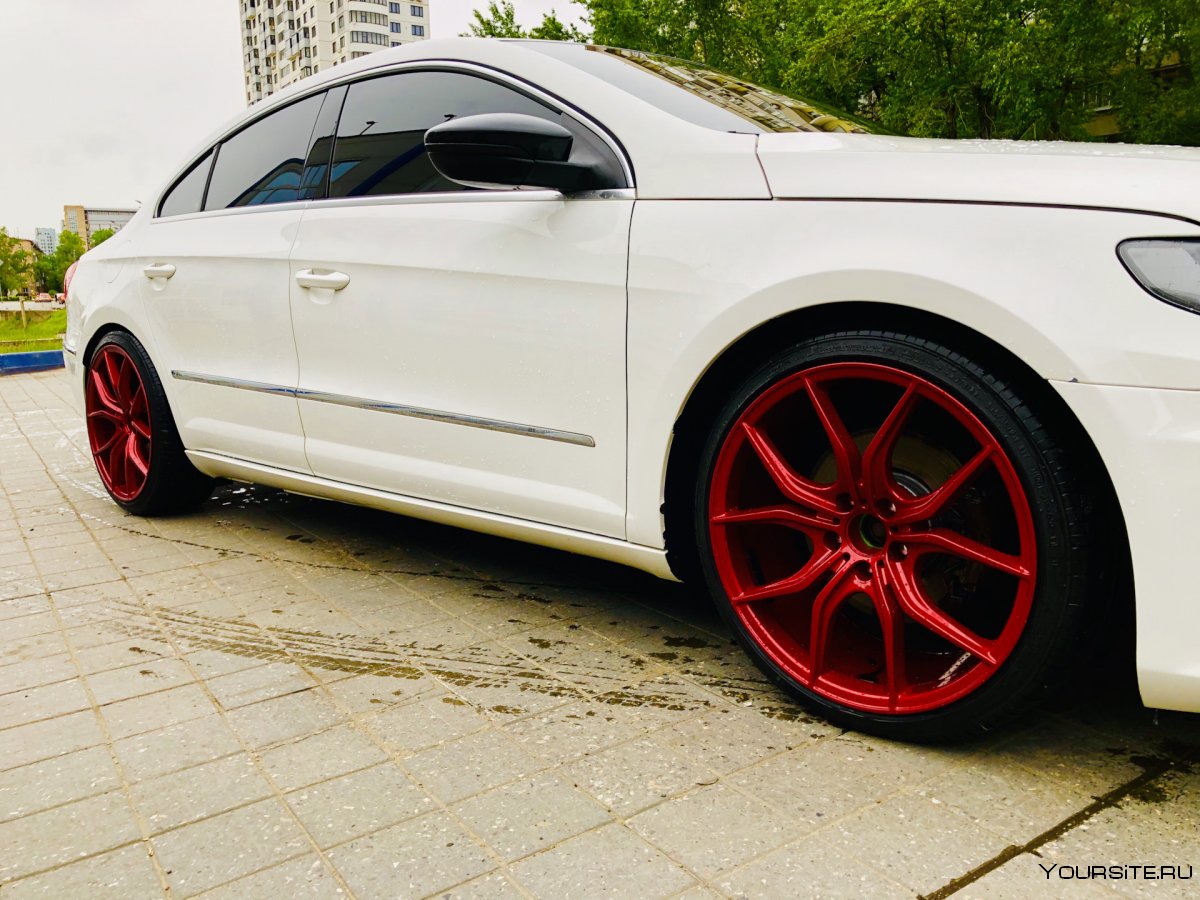 Passat СС диски Candy Red