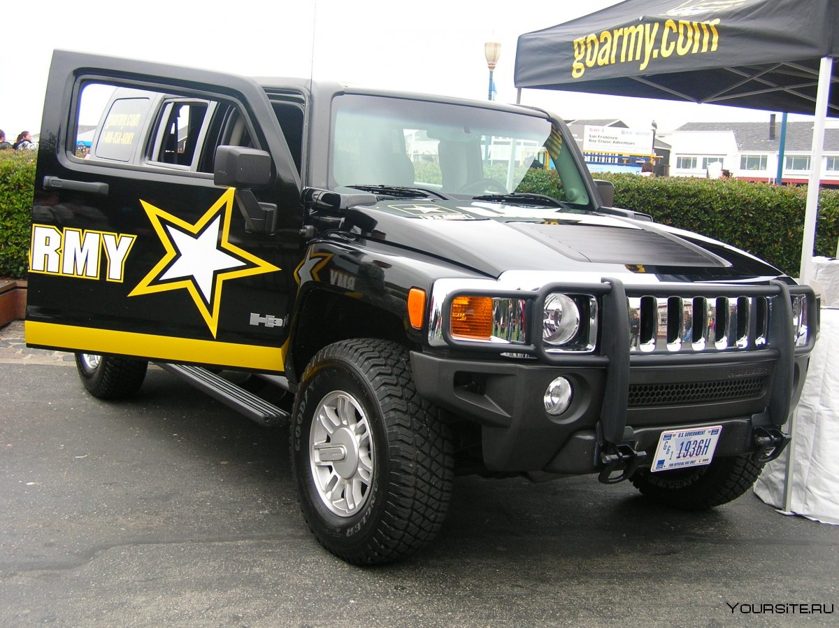 Hummer h3 военный