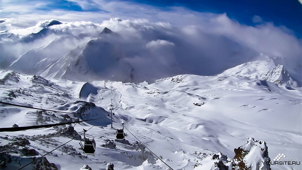 Эльбрус Азау горнолыжный курорт