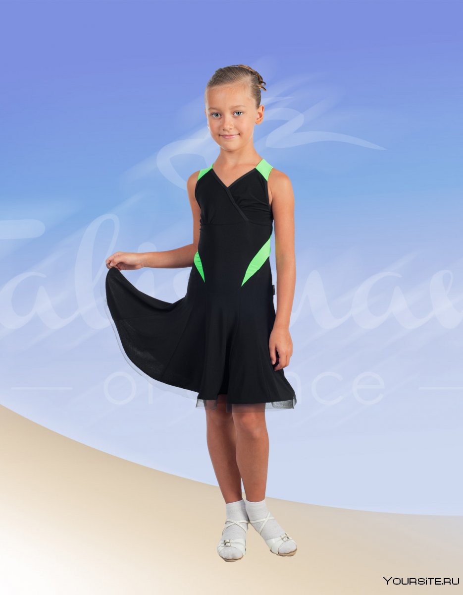 Тренировочные платья для танцев для девочек