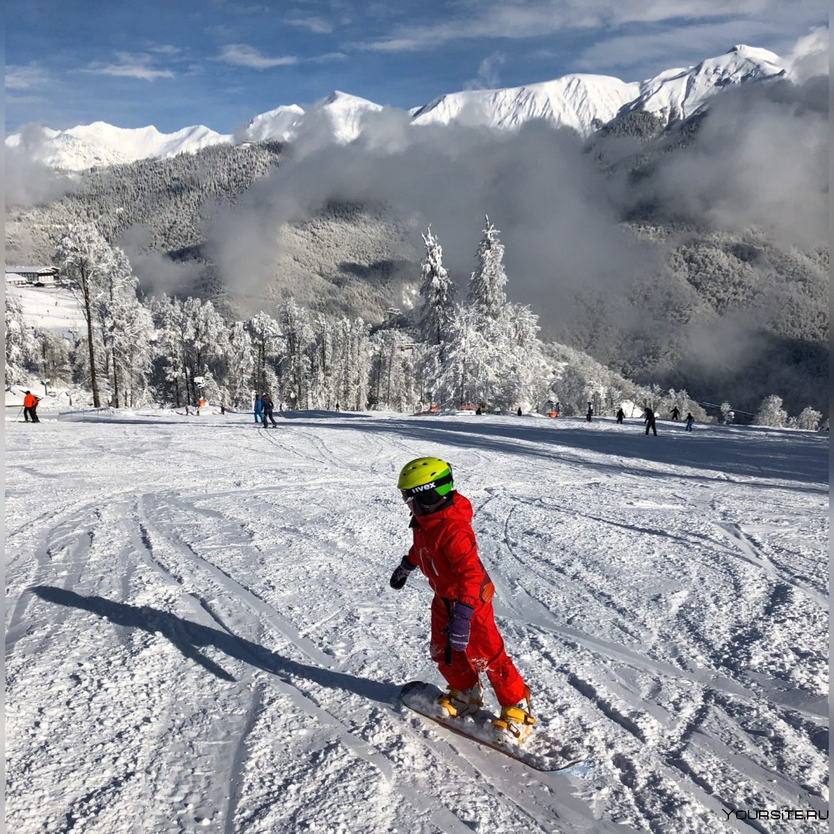 Красная Поляна Лаура трасса беговые лыжи