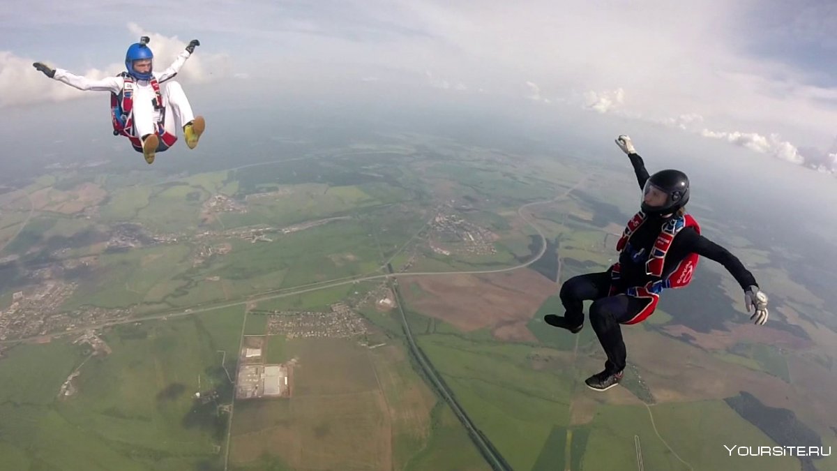 Павел Воля прыжок прыжок с парашютом