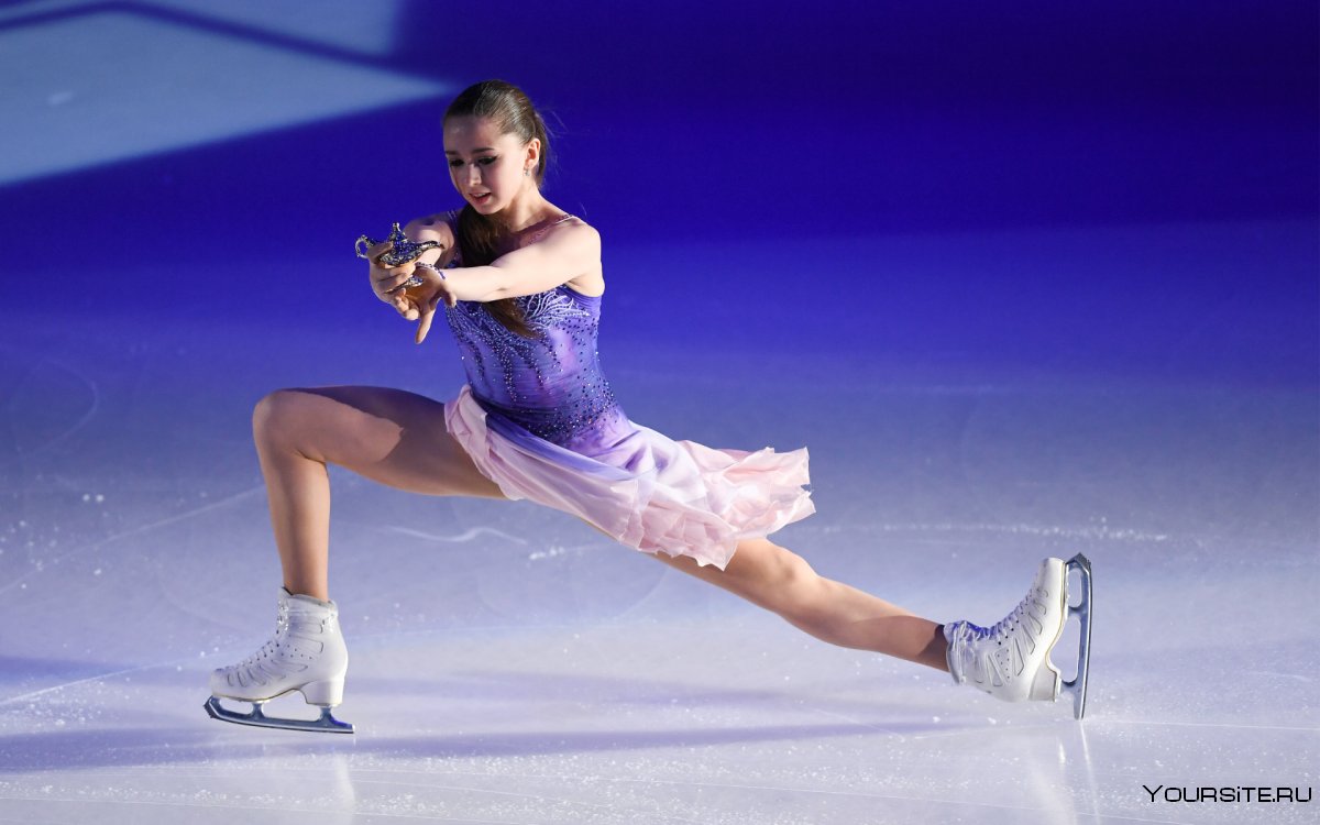 Анна Щербакова на льду олимпиады 2022