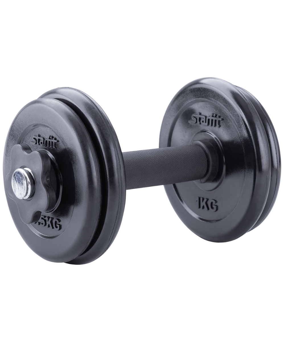 Гантель неразборная MB Barbell MB-FDBEM-b25 25 кг