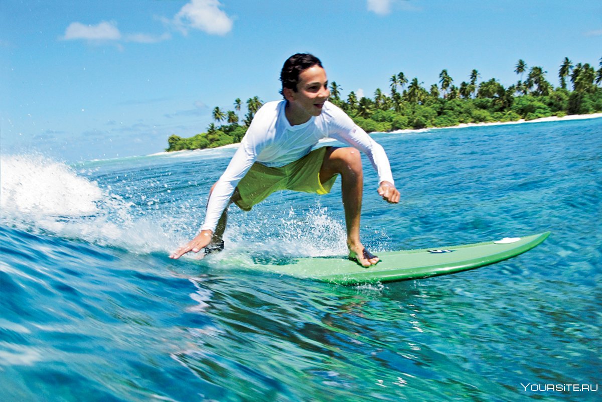 Мальдивы сёрфинг