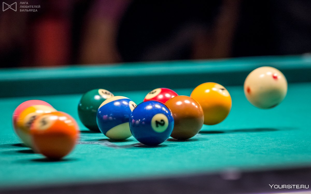 Русский бильярд фон