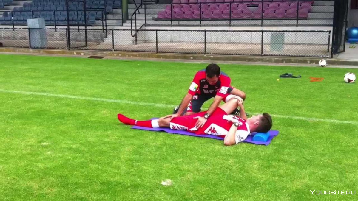 Стретчинг футболистов